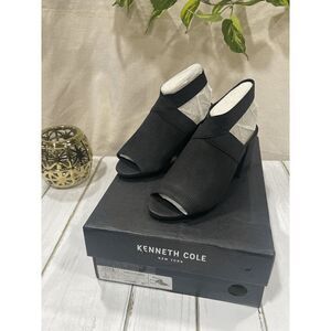 Kenneth Cole New York Women's Hannon Elastic Strap Sandals - Black 6M